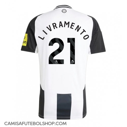 Camisa de time de futebol Newcastle United Tino Livramento #21 Replicas 1º Equipamento 2024-25 Manga Curta
